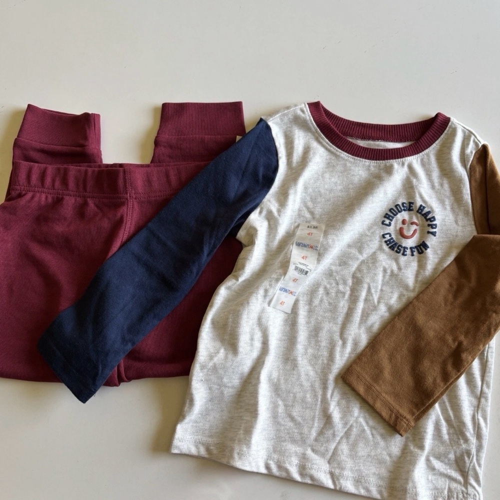 Garanimals Toddler Boy 2pc Pajama Set, Size 4T/ NP4